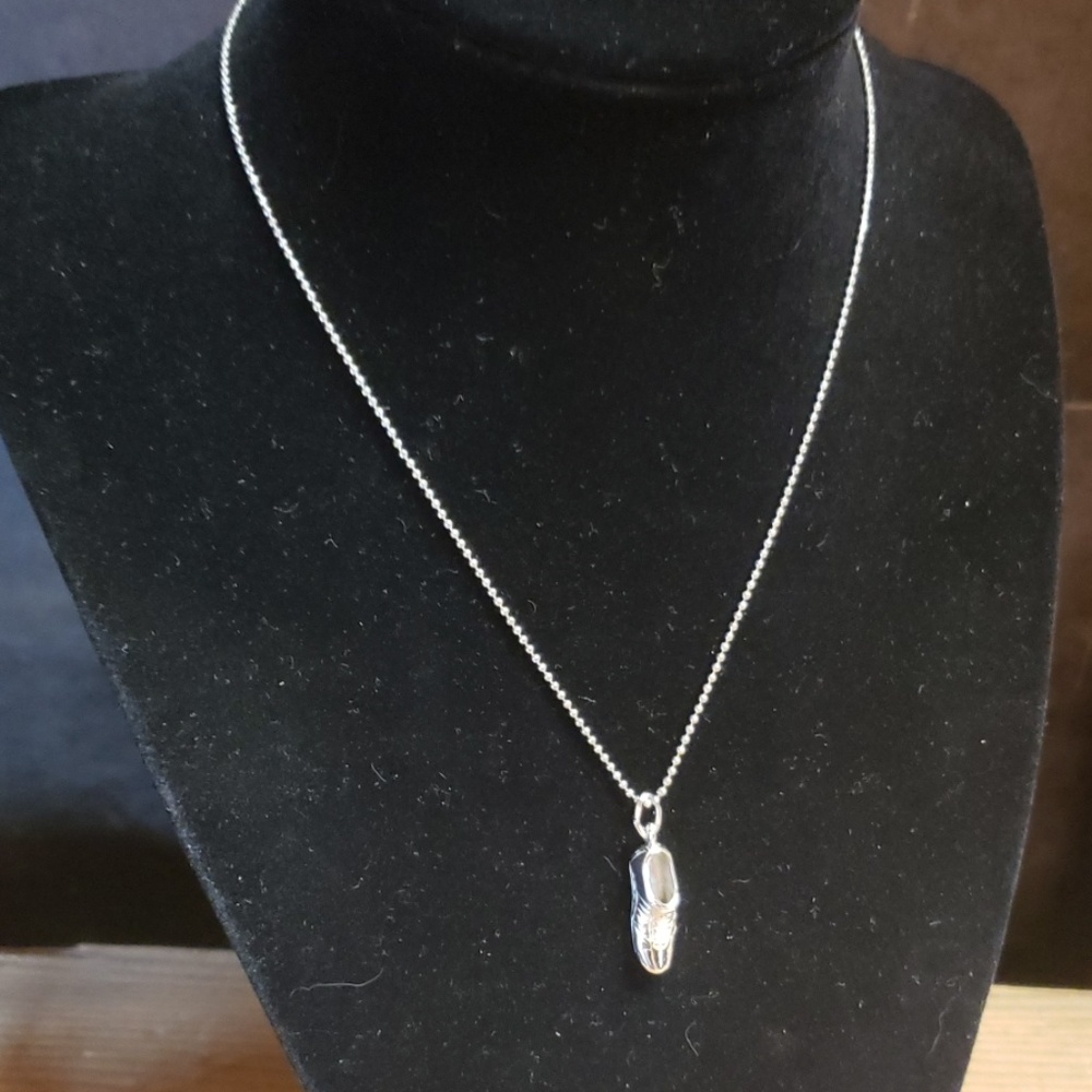 Cookie Lee Retired Soccer Cleat Charm Necklace